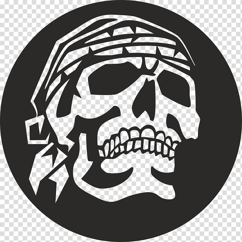 Piracy Decal I\'m A Pirate, Calavera pirata transparent background PNG clipart