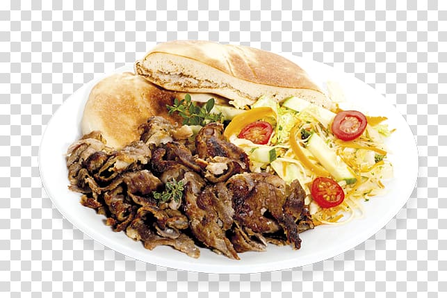 Carnitas Full breakfast Gyro Shawarma Pulled pork, pita kebab transparent background PNG clipart