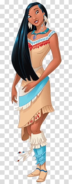 Disney character illustration, Pocahontas transparent background PNG clipart