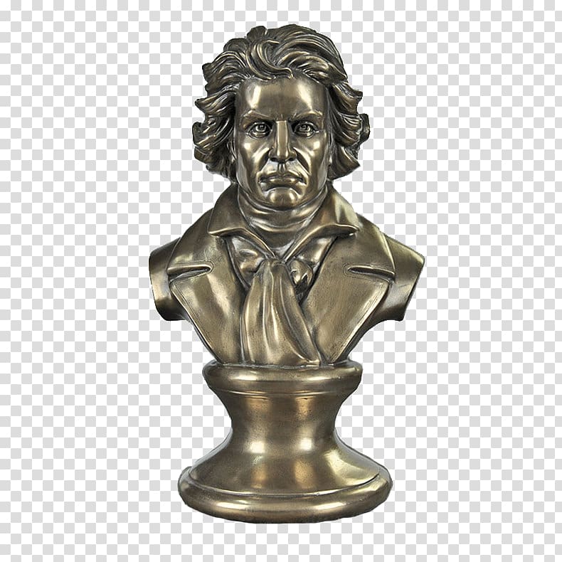 Beethoven sculpture transparent background PNG clipart