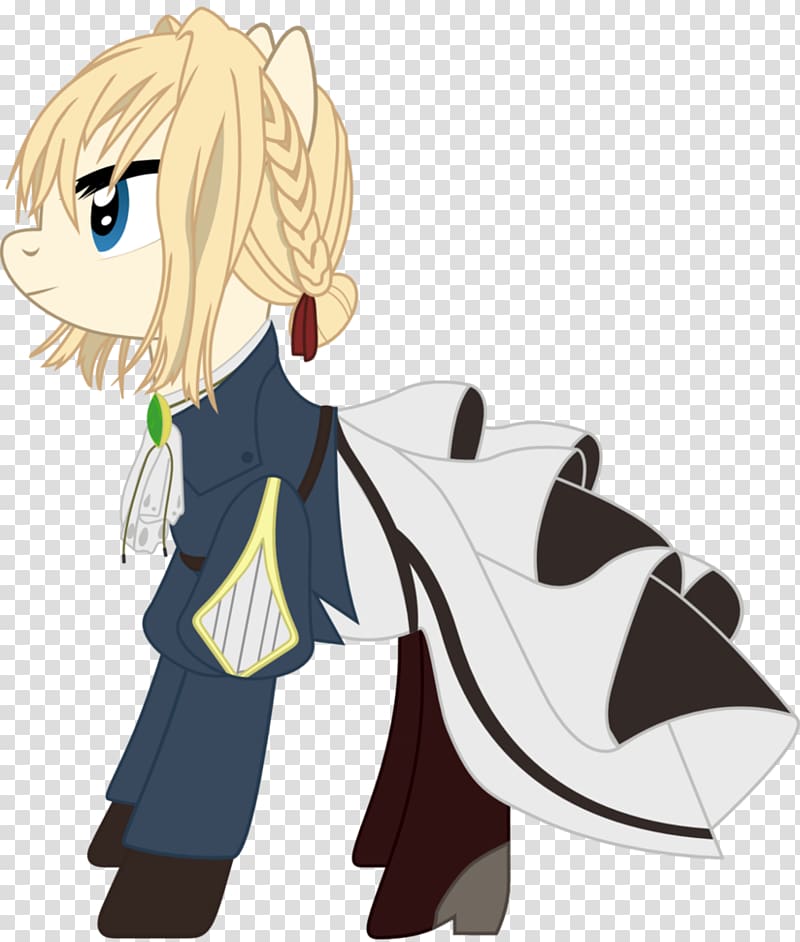 Pony Violet Evergarden Anime Horse, Anime transparent background PNG clipart