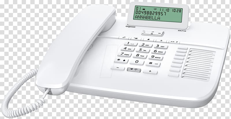 Gigaset DA710 Home & Business Phones Telephone Gigaset Communications Gigaset DA210, others transparent background PNG clipart