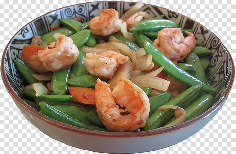 Chinese cuisine Spinach salad Vegetarian cuisine Asian cuisine Thai cuisine, cooked shrimp transparent background PNG clipart