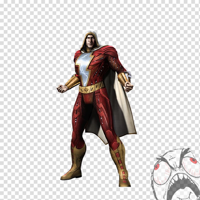 Injustice: Gods Among Us Captain Marvel Black Adam Injustice 2 Fighter Pack 2 Shazam, captain marvel transparent background PNG clipart