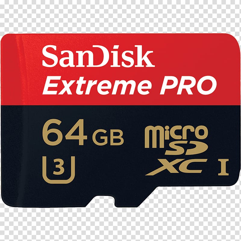 MicroSD Secure Digital Flash Memory Cards SDXC SanDisk, sd card transparent background PNG clipart