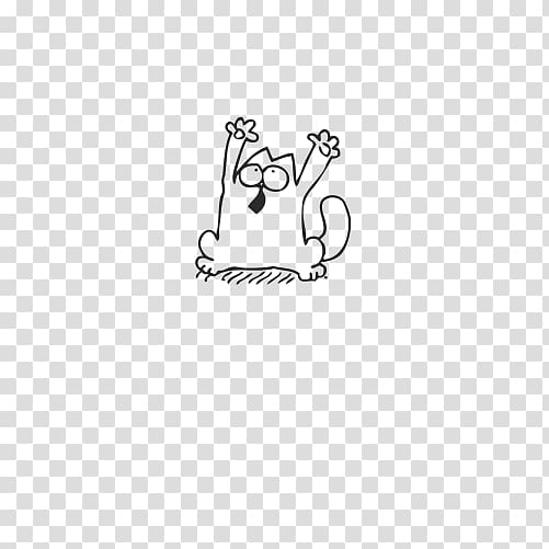 Logo /m/02csf Drawing Line art , Simons Cat transparent background PNG clipart
