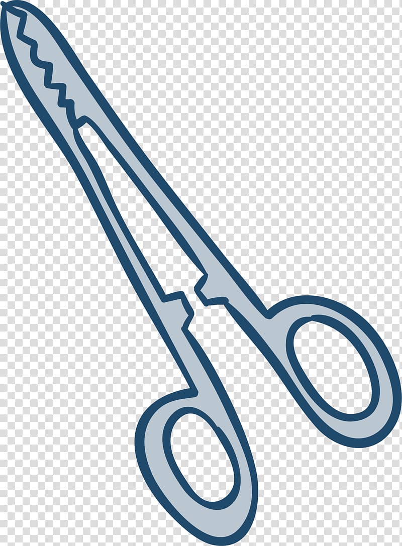 Scissors Surgery Medicine, Medical scissors transparent background PNG clipart