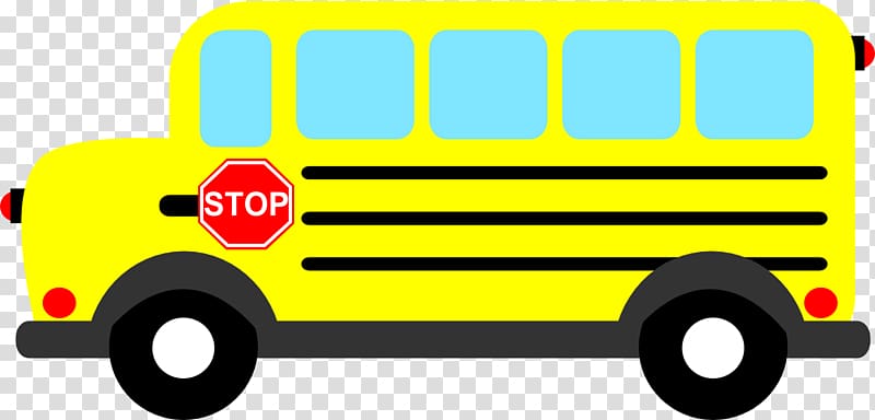 School bus , Van transparent background PNG clipart