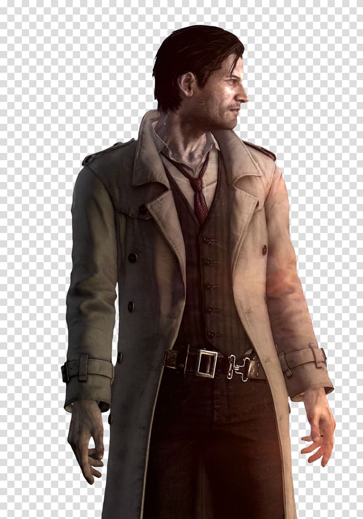 The Evil Within 2 Sebastian Castellanos Coat Jacket, sebastian transparent background PNG clipart