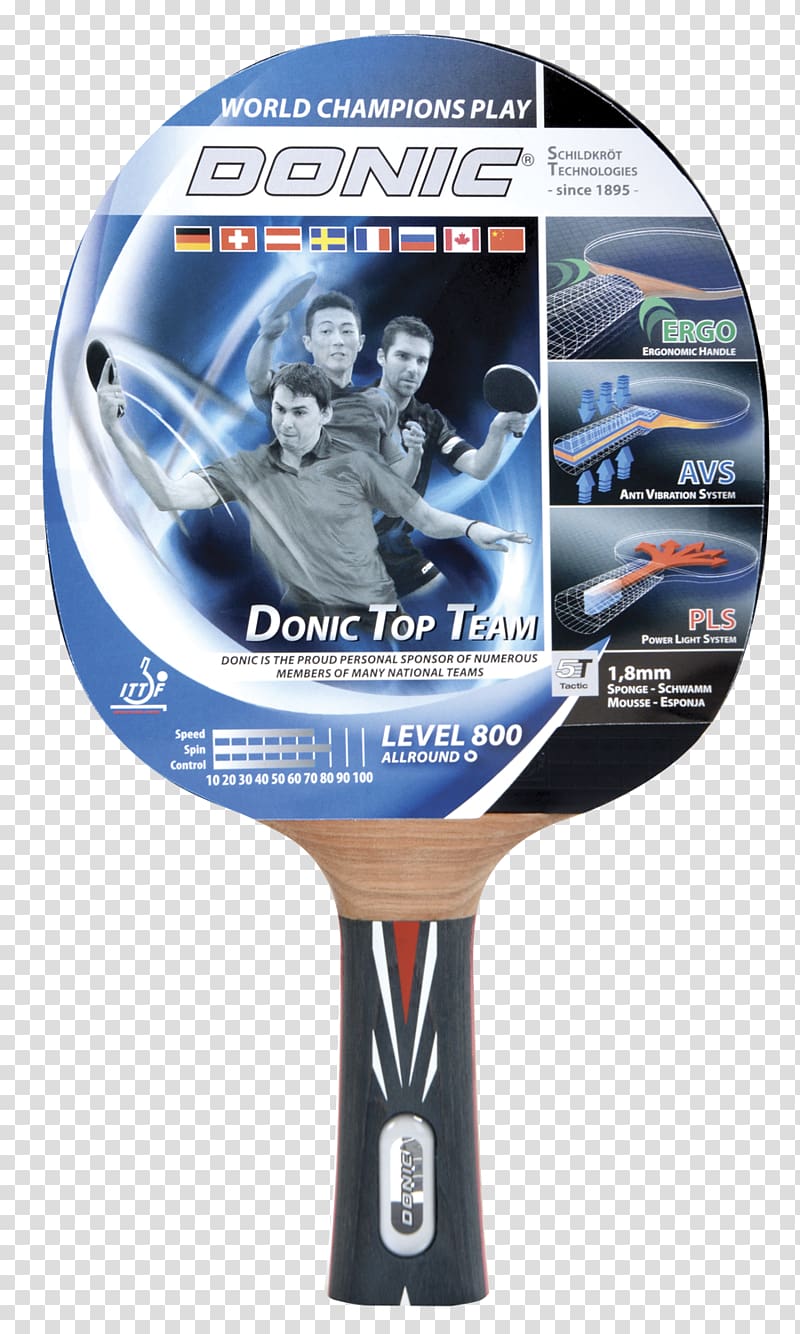 Ping Pong Paddles & Sets Donic Racket Tennis, ping pong transparent background PNG clipart