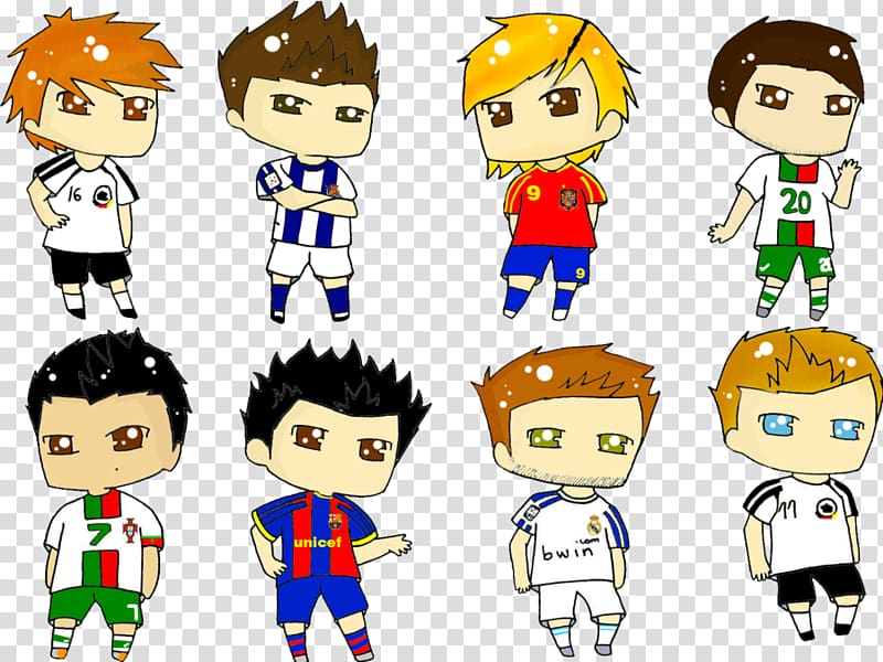 Real Madrid C.F. Football player Drawing Chibi, Chibi transparent background PNG clipart