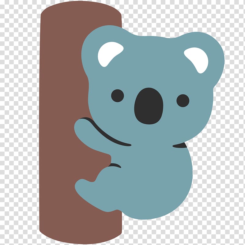 Koala Emojipedia Android Sticker, koala transparent background PNG clipart