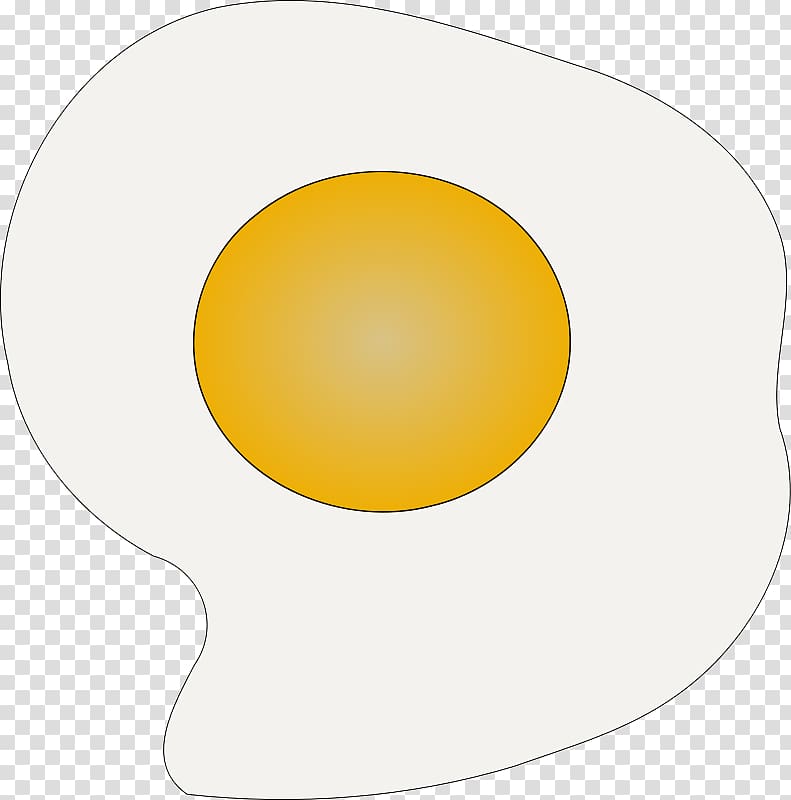 Yellow Circle Font, Fried Egg transparent background PNG clipart