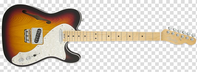 Fender Telecaster Thinline Fender Stratocaster Guitar Musical Instruments, electric guitar transparent background PNG clipart