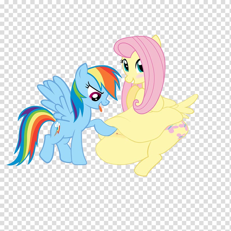 Pony Fluttershy Rainbow Dash Twilight Sparkle Scootaloo, belly fat transparent background PNG clipart