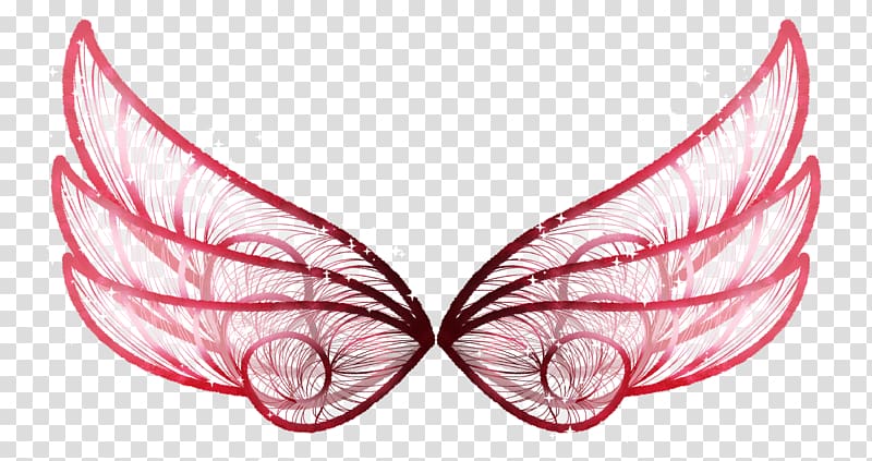 Butterfly Wing , golden necklace transparent background PNG clipart