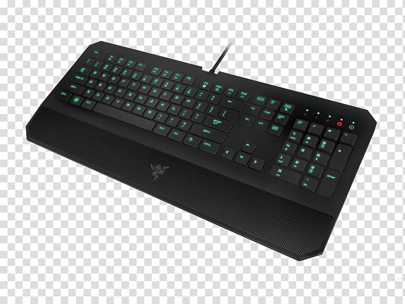 Computer keyboard Razer DeathStalker Chroma Razer DeathStalker Essential Chiclet keyboard, Computer transparent background PNG clipart