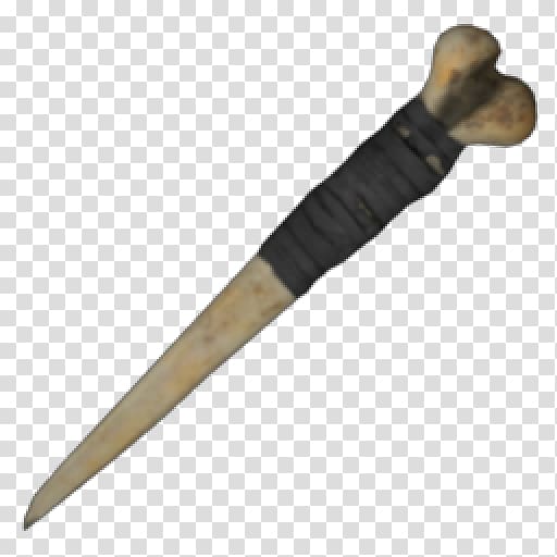 Knife Blade Hand tool Chisel, bone material transparent background PNG clipart