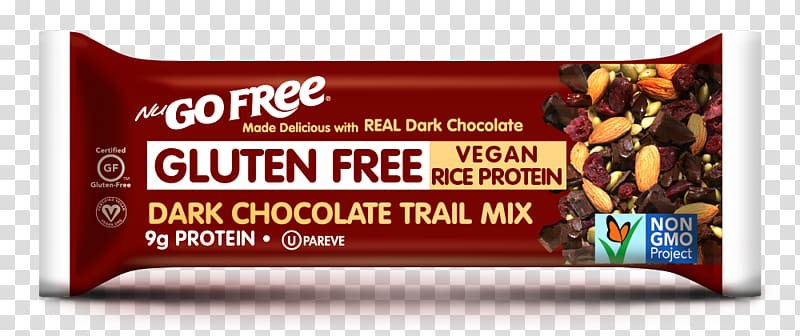Chocolate bar Dark chocolate Gluten-free diet Trail mix, Trail Mix transparent background PNG clipart