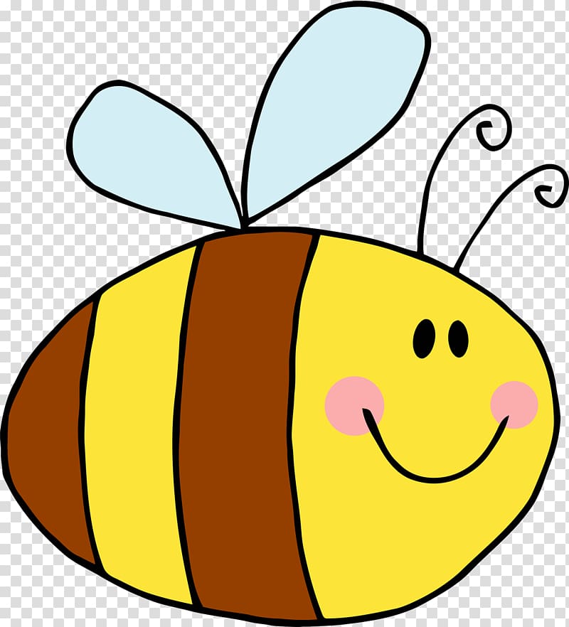 Honey bee Cartoon , bee transparent background PNG clipart