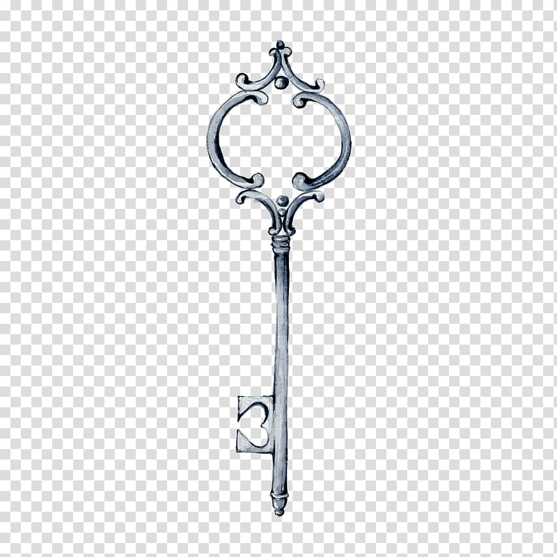 Poster, Iron Key transparent background PNG clipart