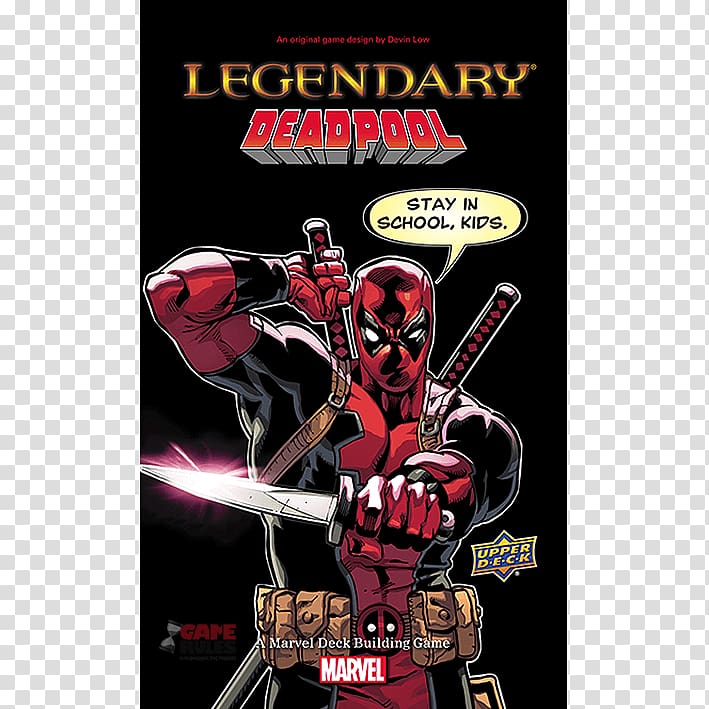 Deadpool Spider-Man Splendor Deck-building game Marvel Universe, deadpool transparent background PNG clipart