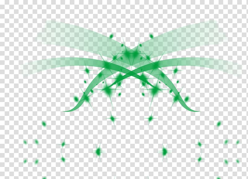 Butterfly Green , Green Star Line transparent background PNG clipart