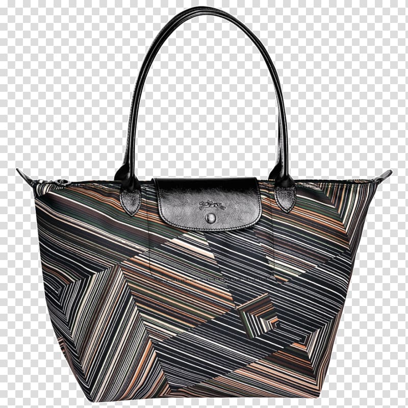 Handbag Longchamp Pliage Snap fastener, tot bag transparent background PNG clipart