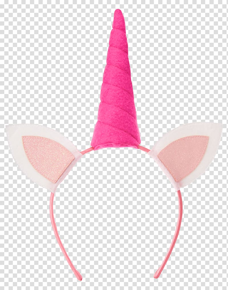 Unicorn horn Clothing Child Headband, unicorn ears transparent background PNG clipart