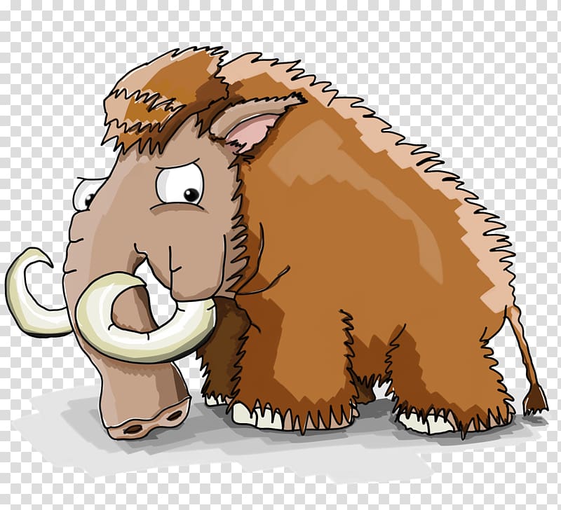 T-shirt Woolly mammoth Drawing Pliocene, Mammoth transparent background PNG clipart