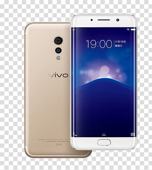 Vivo Qualcomm Snapdragon Smartphone Android Central processing unit, VIVOX9 smartphone model gold transparent background PNG clipart