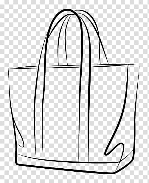 Drawing Handbag Tote bag Sketch, White Bag transparent background PNG clipart