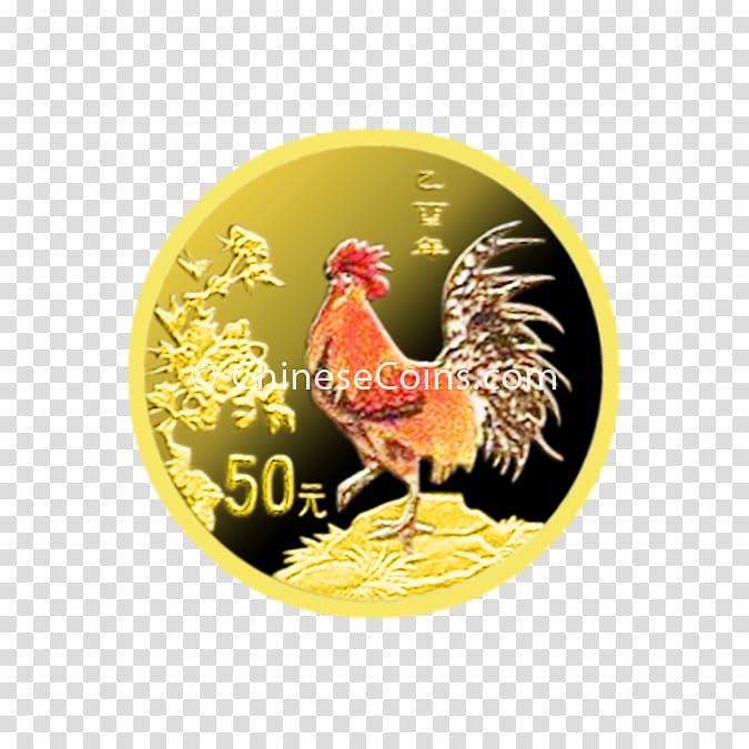 Gold coin Coin set Proof coinage, rooster transparent background PNG clipart