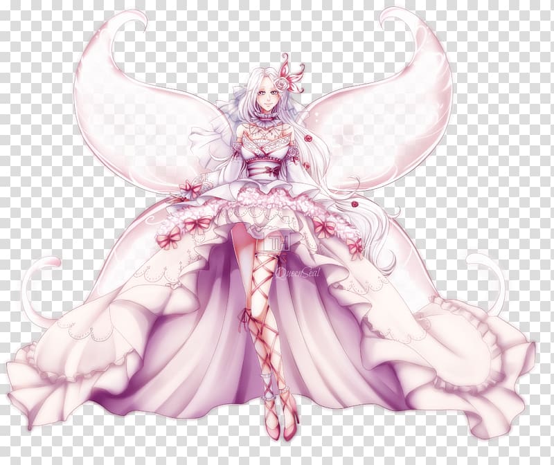 Fairy Costume design Pink M Anime, Fairy transparent background PNG clipart