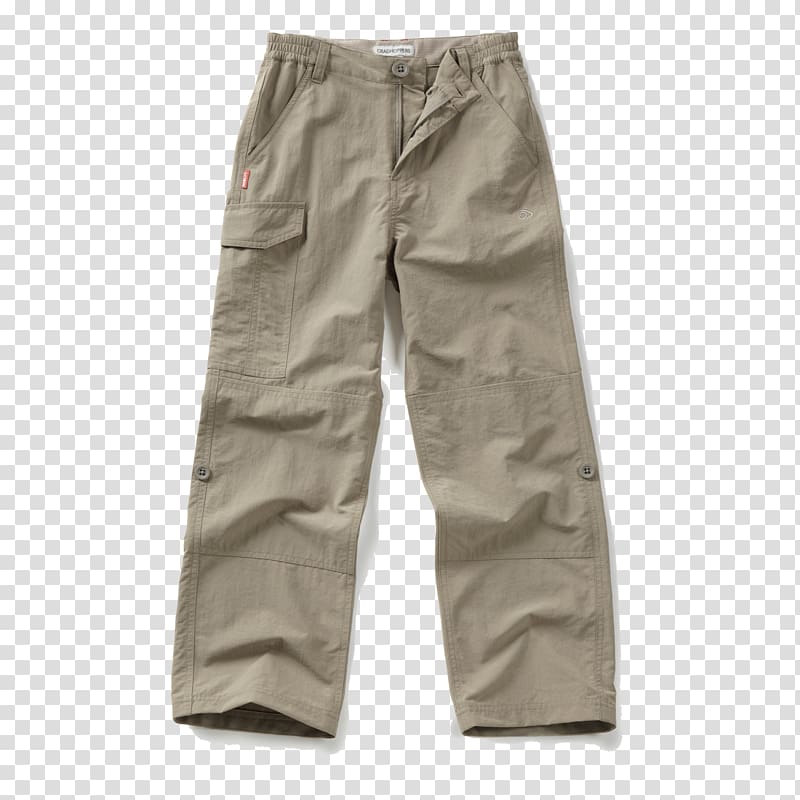 T-shirt Cargo pants Hoodie Craghoppers, beige trousers transparent background PNG clipart