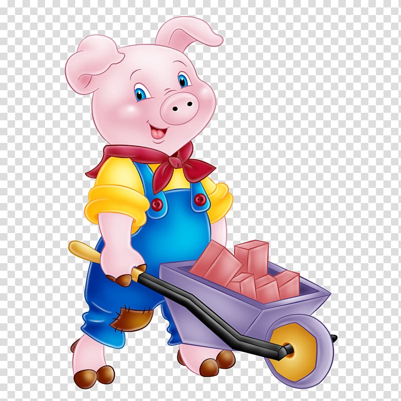 The Three Little Pigs QuickBooks , happy easter transparent background PNG clipart