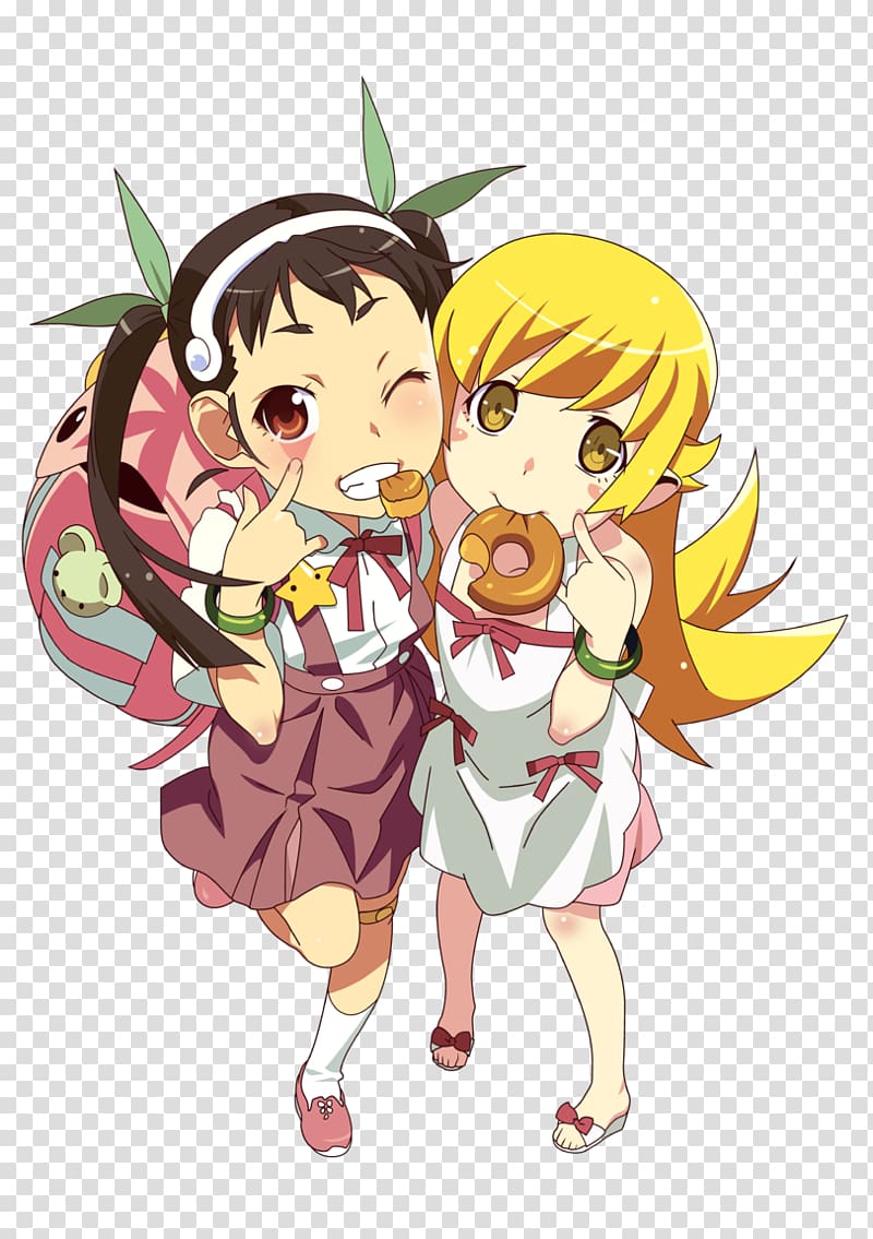 Monogatari Series Kiss-Shot Acerola-Orion Heart-Under-Blade Shinobu Oshino Anime Nisemonogatari, Anime transparent background PNG clipart