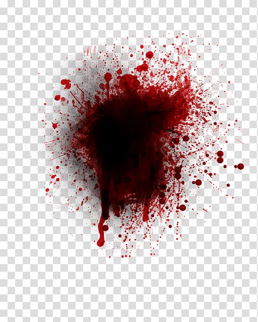 Bloodstain pattern analysis , blood transparent background PNG clipart
