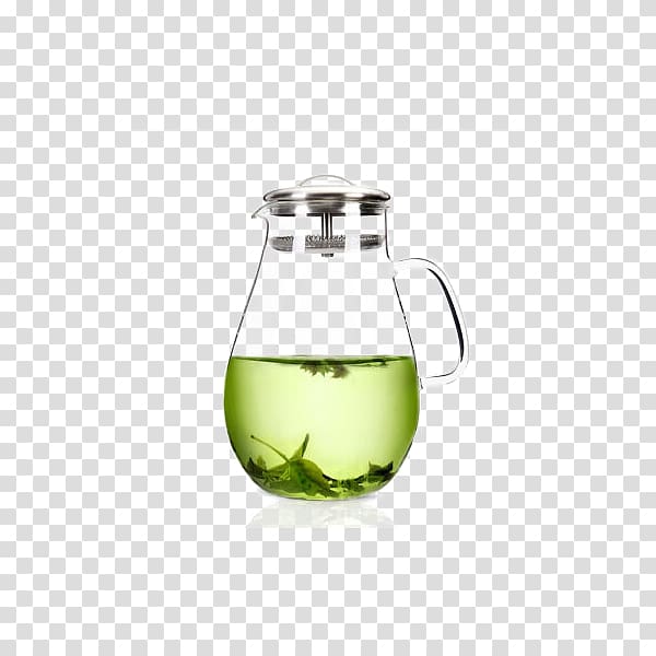 Jug Glass Kettle Lid Bottle, Glass cool kettle stainless steel filter cover transparent background PNG clipart