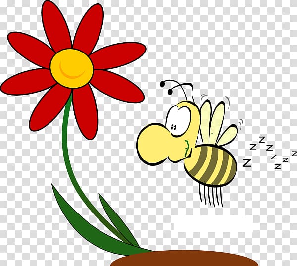 Bee Flower Insect , bee transparent background PNG clipart