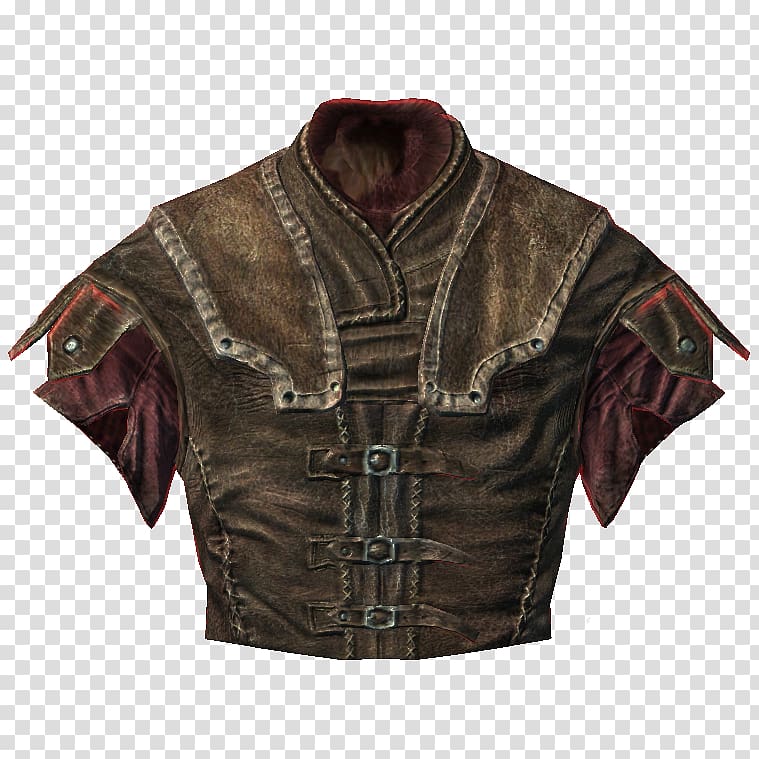 The Elder Scrolls V: Skyrim – Dragonborn Armour Body armor Oblivion Boiled leather, armour transparent background PNG clipart