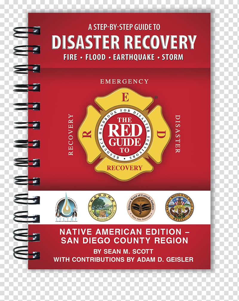 The Red Guide to Recovery: Resource Handbook for Disaster Survivors Publishing Guide to Disaster Recovery Preparedness, book transparent background PNG clipart