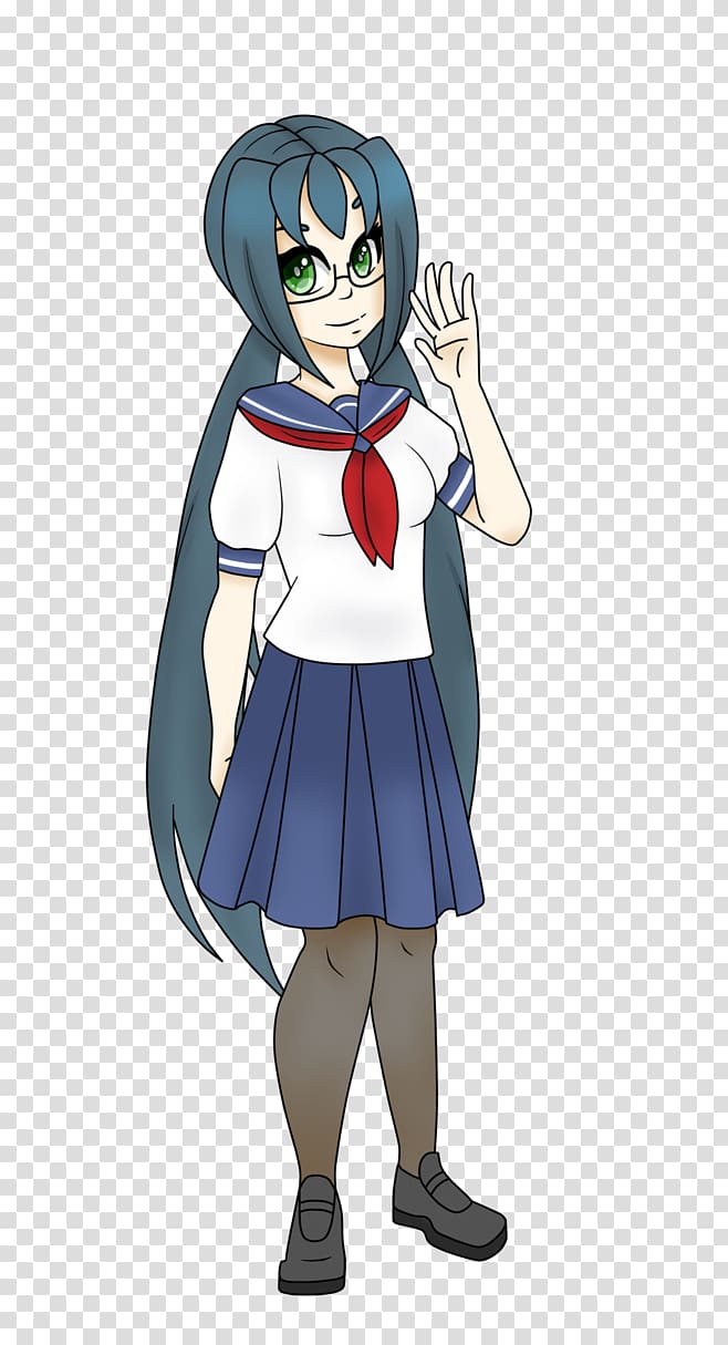 Yandere Simulator Drawing, school days yandere transparent background PNG clipart