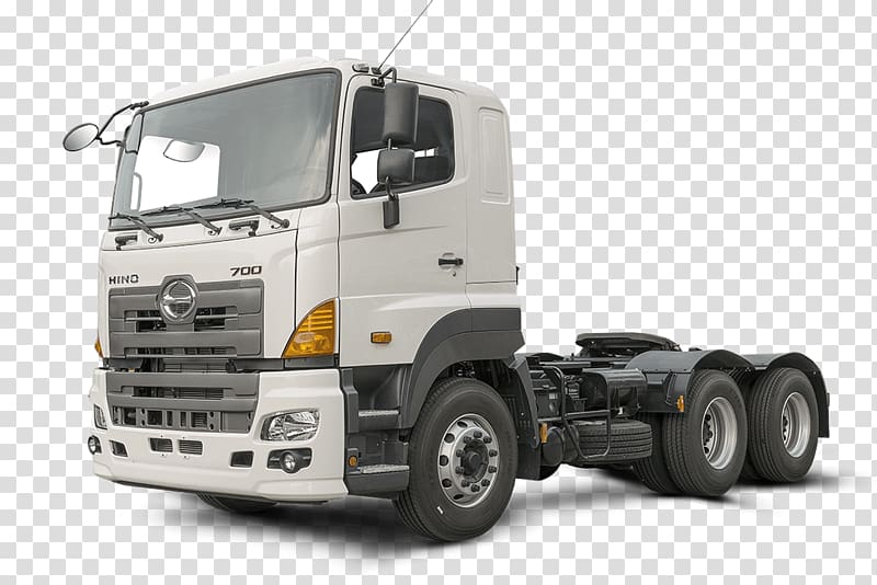 Tire Hino Profia Car Hino Motors Semi-trailer truck, car transparent background PNG clipart