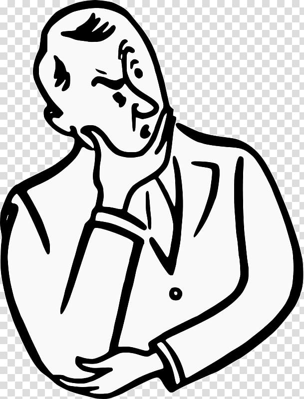 The Thinker Thought , big mouth transparent background PNG clipart