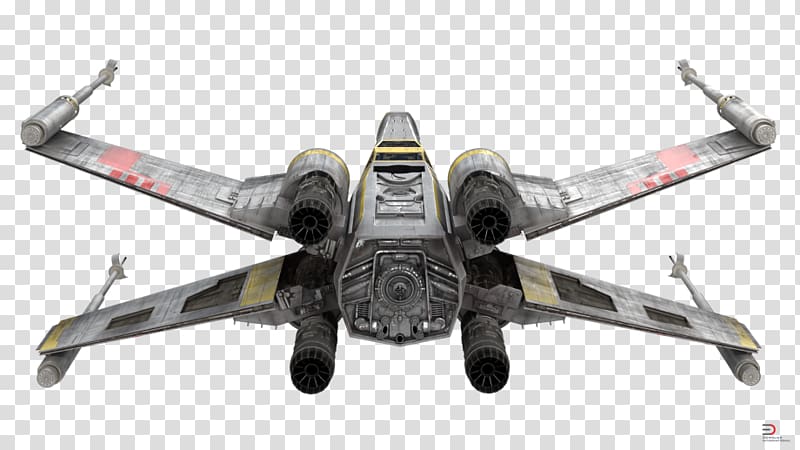 grey jet plane, Star Wars: X-Wing Alliance Star Wars: X-Wing Miniatures Game Star Wars: Starfighter X-wing Starfighter, r2d2 transparent background PNG clipart