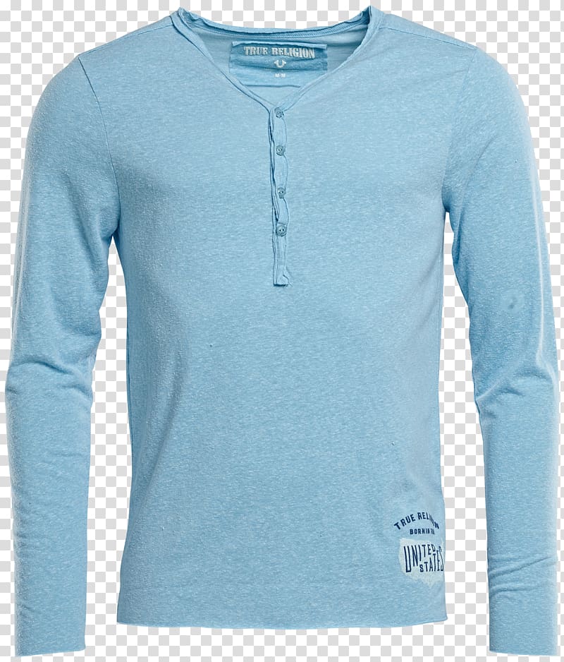 Long-sleeved T-shirt Long-sleeved T-shirt Electric blue Aqua, new arrival transparent background PNG clipart