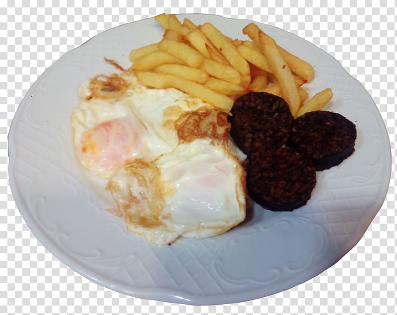 Full breakfast Fried egg Blood sausage Bocadillo, breakfast transparent background PNG clipart