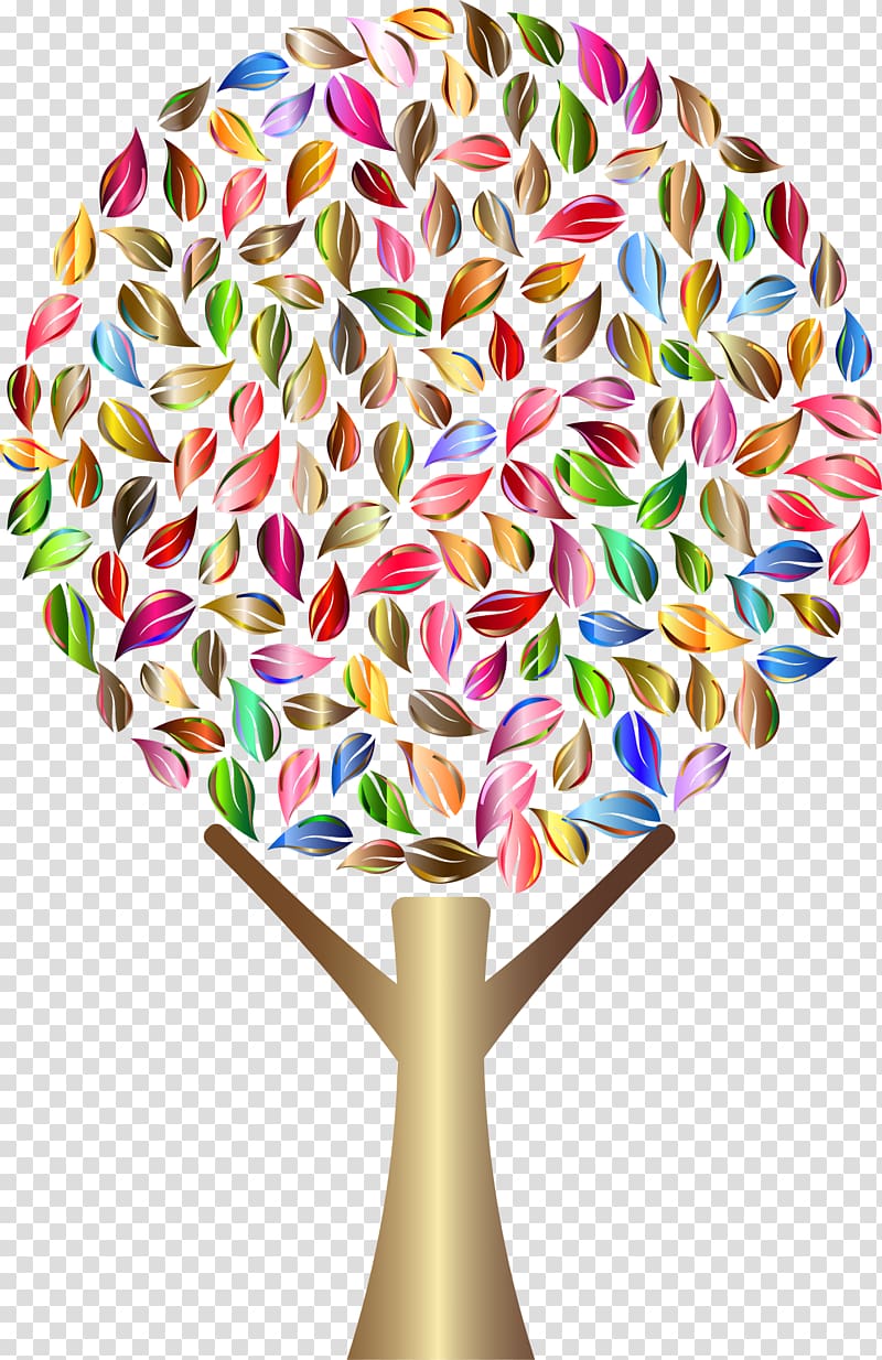 Abstract art Tree, no background transparent background PNG clipart