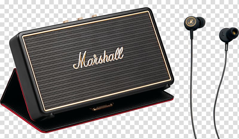 Marshall well Wireless speaker Marshall Kilburn Loudspeaker Bluetooth, bluetooth transparent background PNG clipart